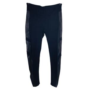 SPANX Very Black Moto Ponte High Waisted Legging XL